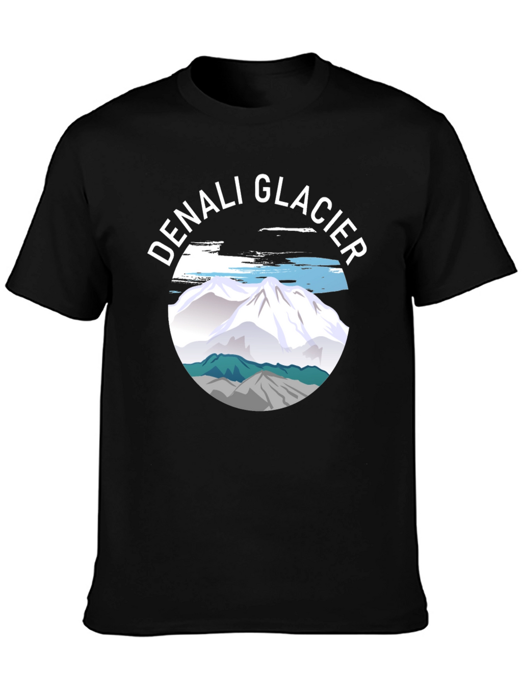 Denali Glacier Graphic Tee - Black