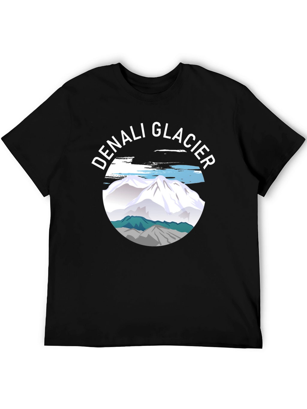Denali Glacier Graphic Tee - Black