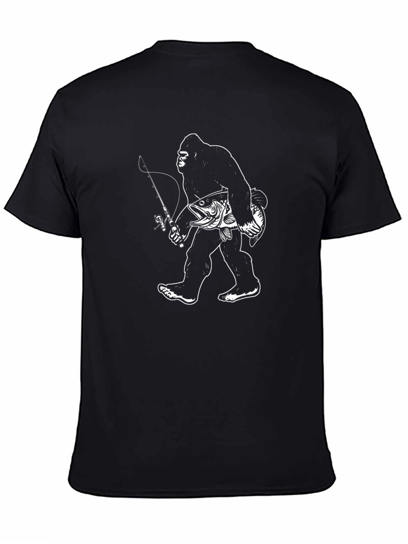 Sasquatch Fishing T-Shirt