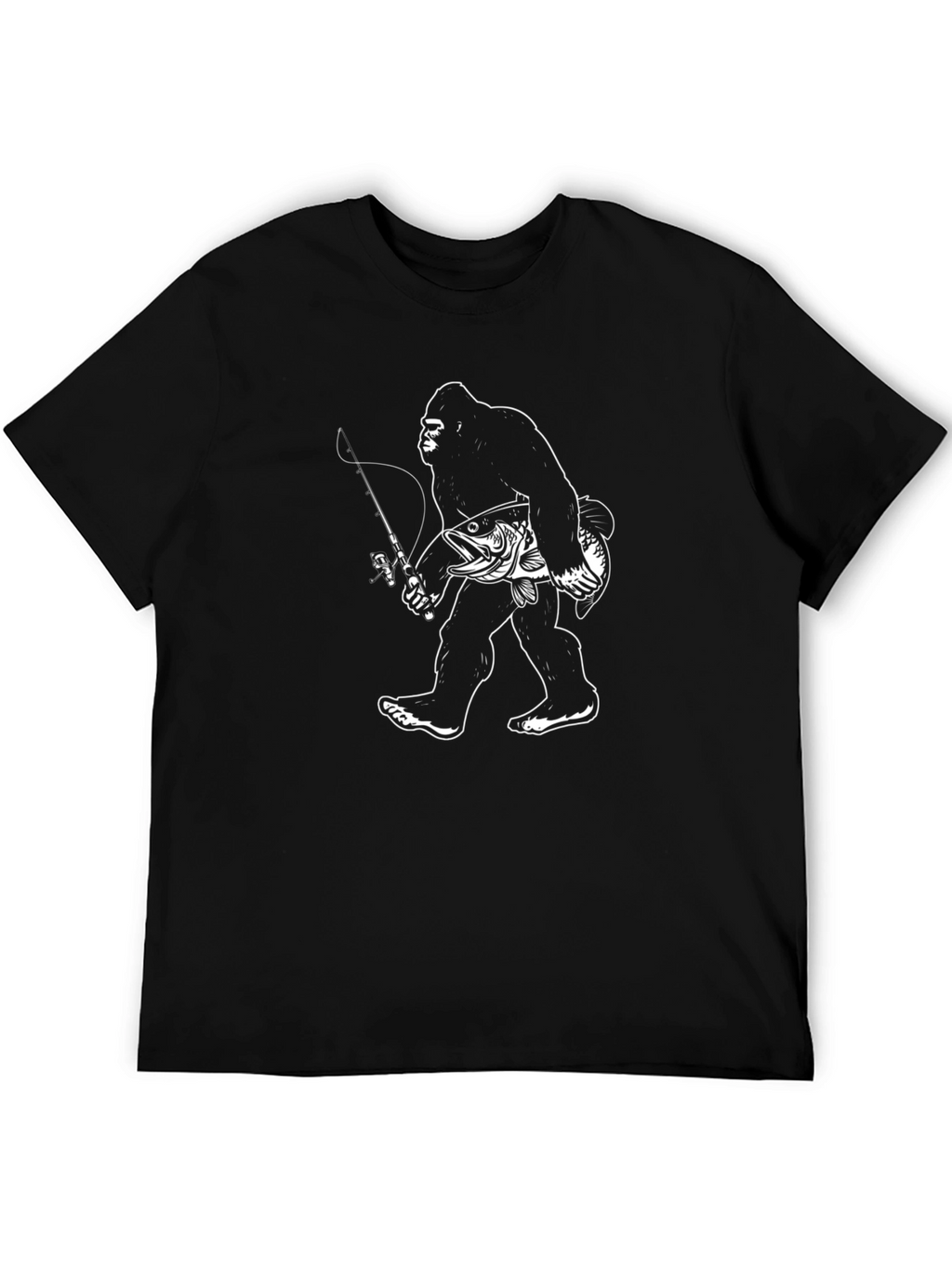 Sasquatch Fishing T-Shirt
