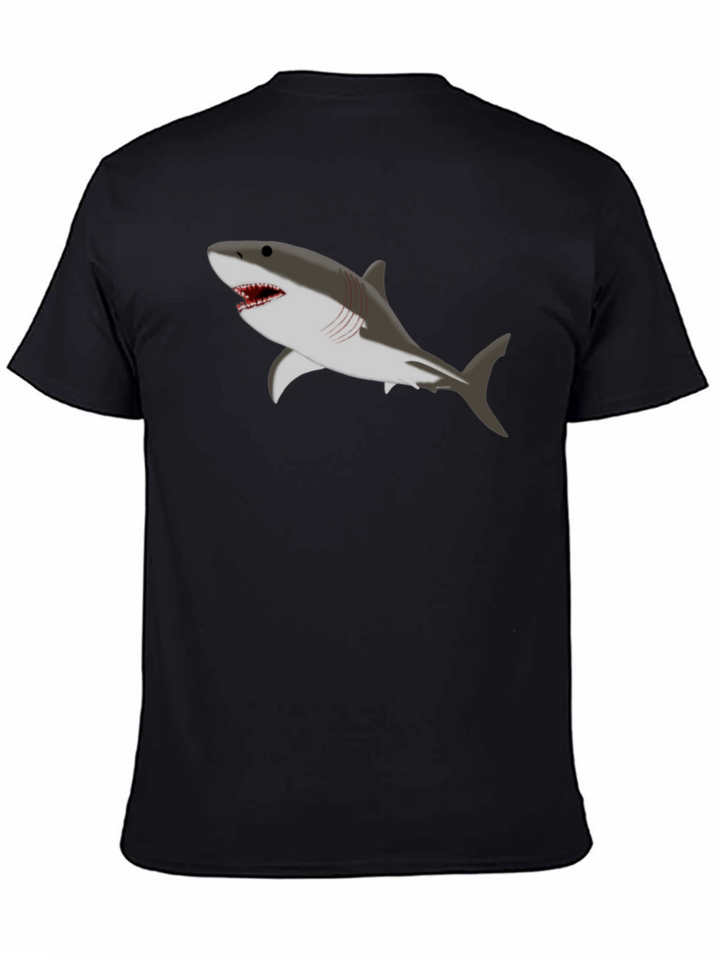 Shark Graphic Black T-Shirt