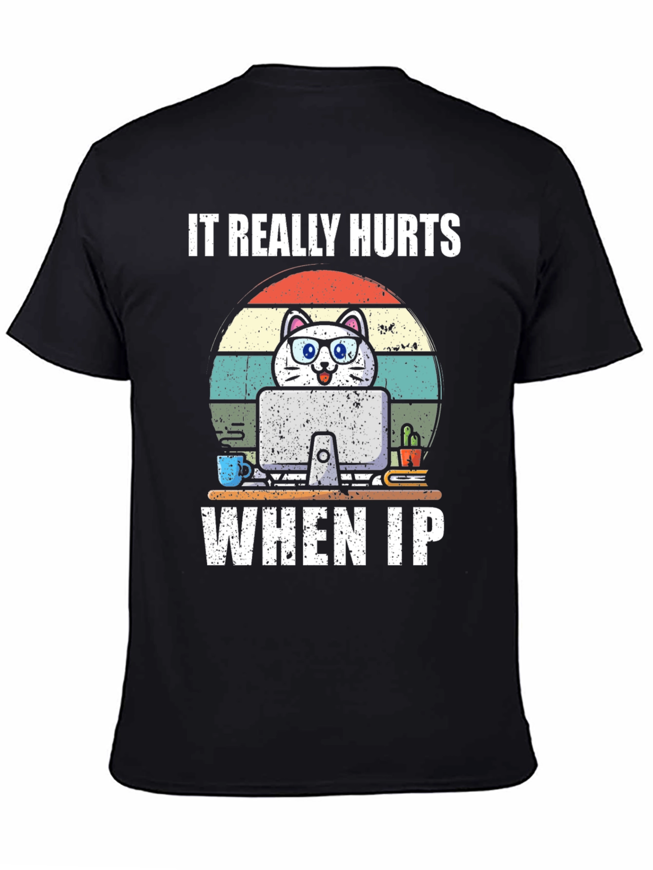 Funny Cat Programmer T-Shirt