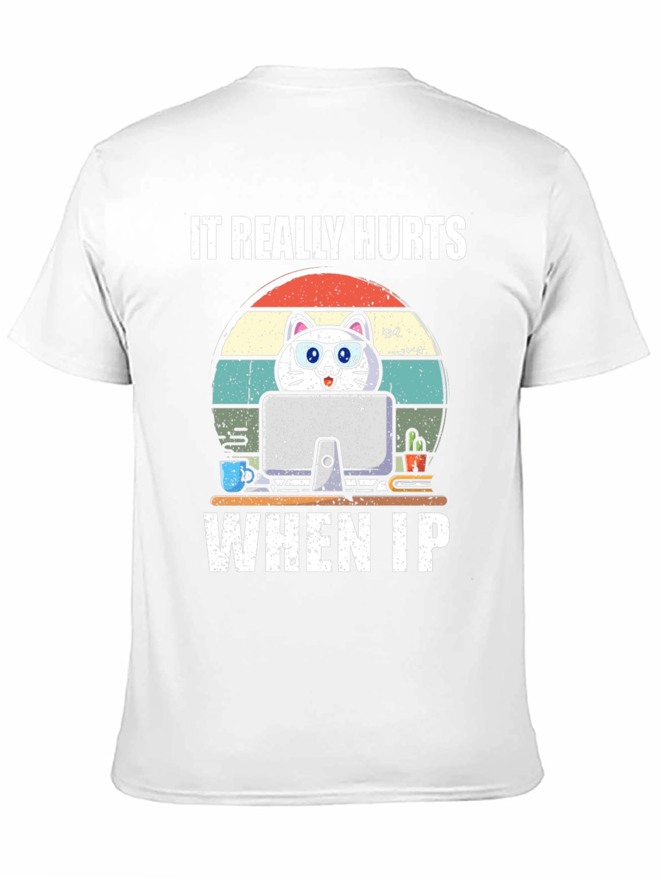 Funny Cat Programmer T-Shirt