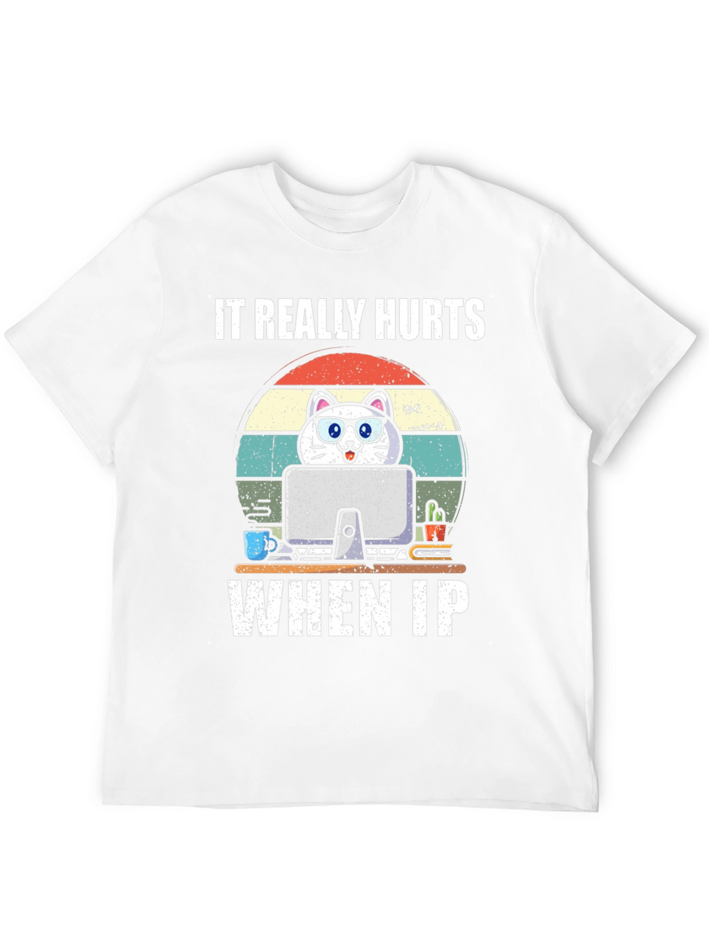 Funny Cat Programmer T-Shirt