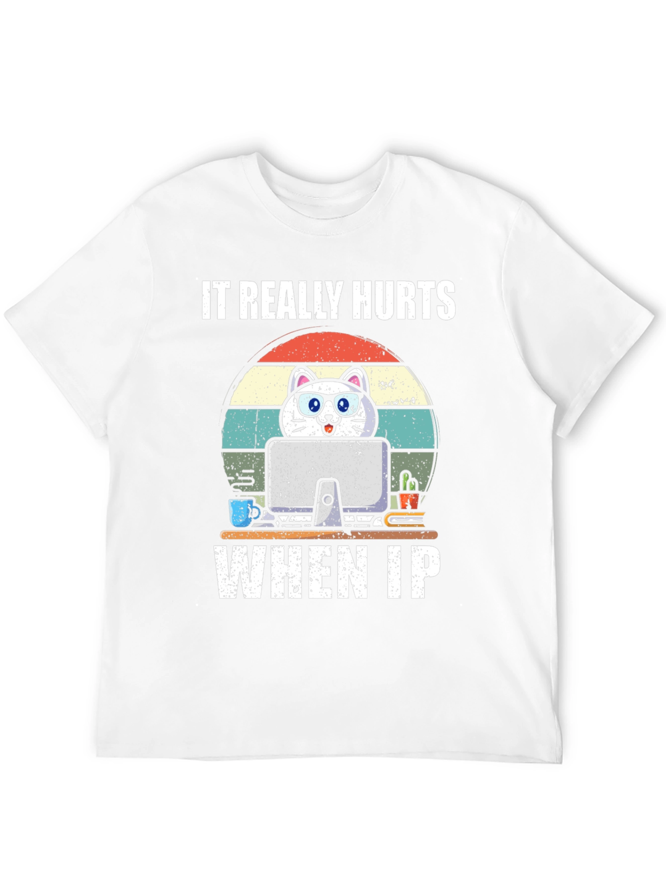 Funny Cat Programmer T-Shirt