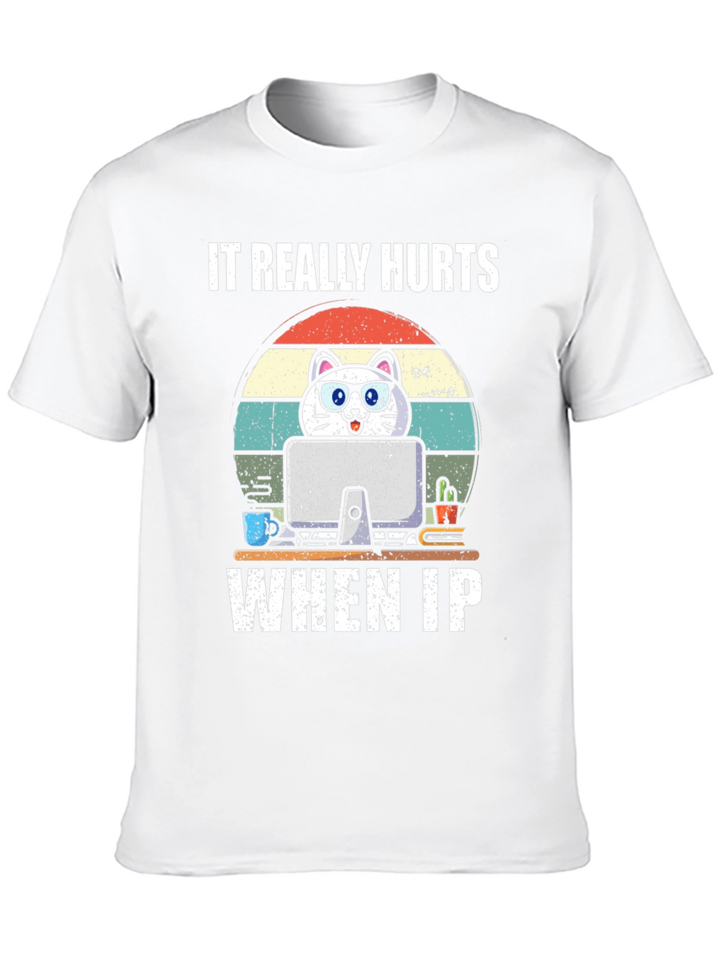 Funny Cat Programmer T-Shirt