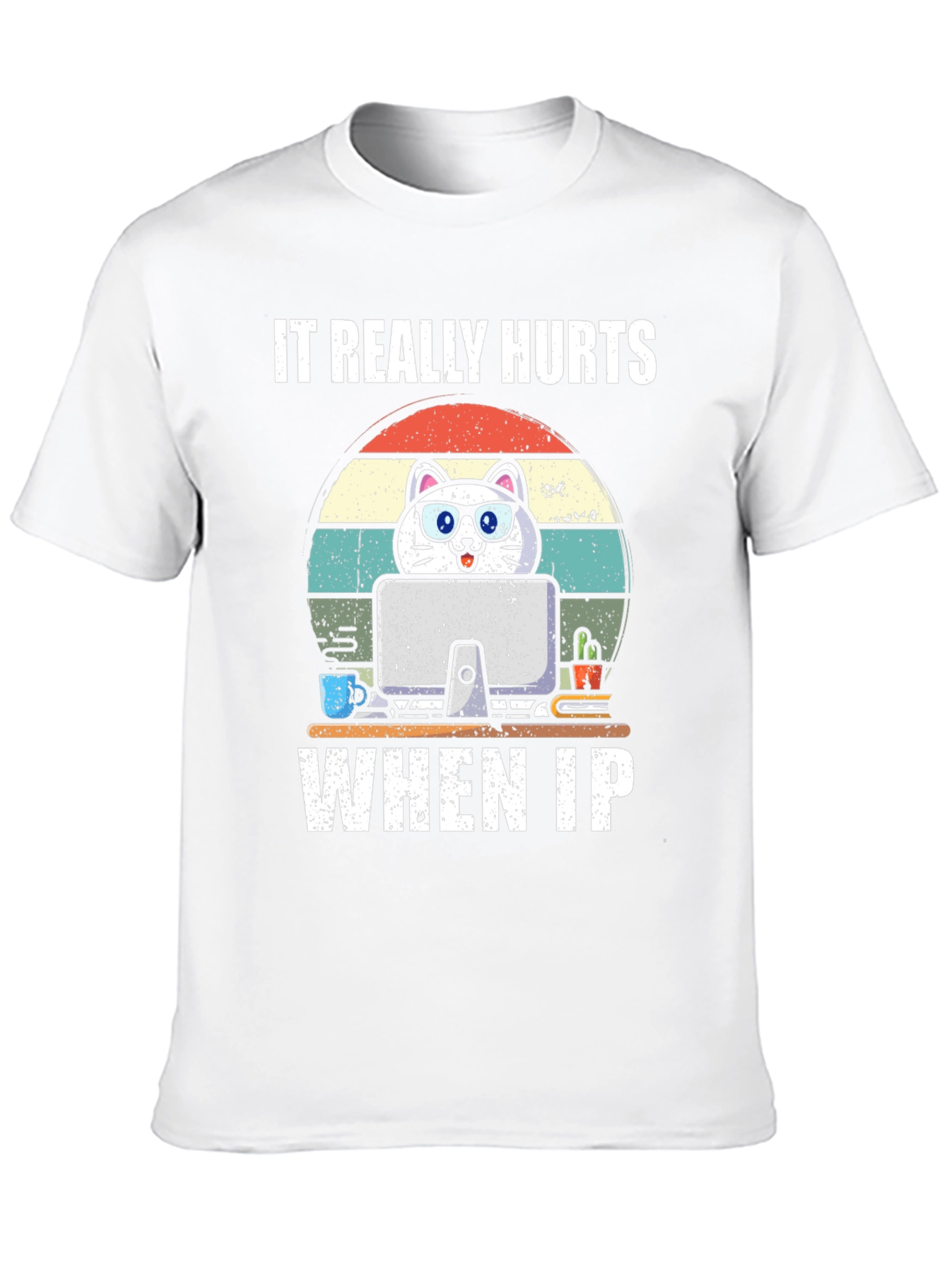 Funny Cat Programmer T-Shirt