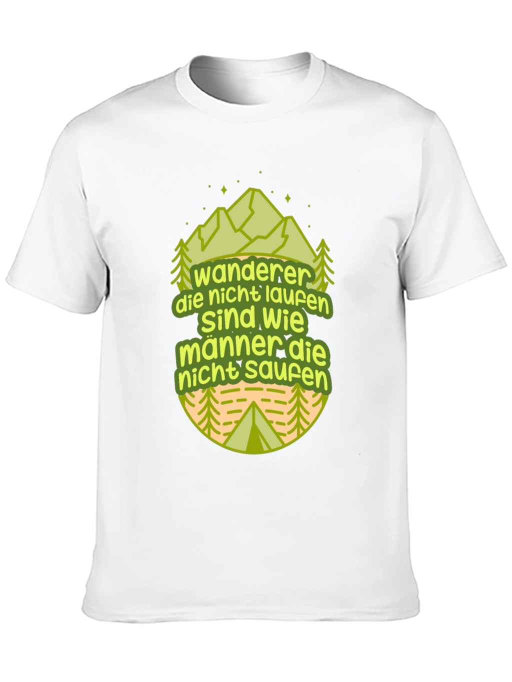 Hiking T-Shirt - Wanderer / Hiker Graphic Tee