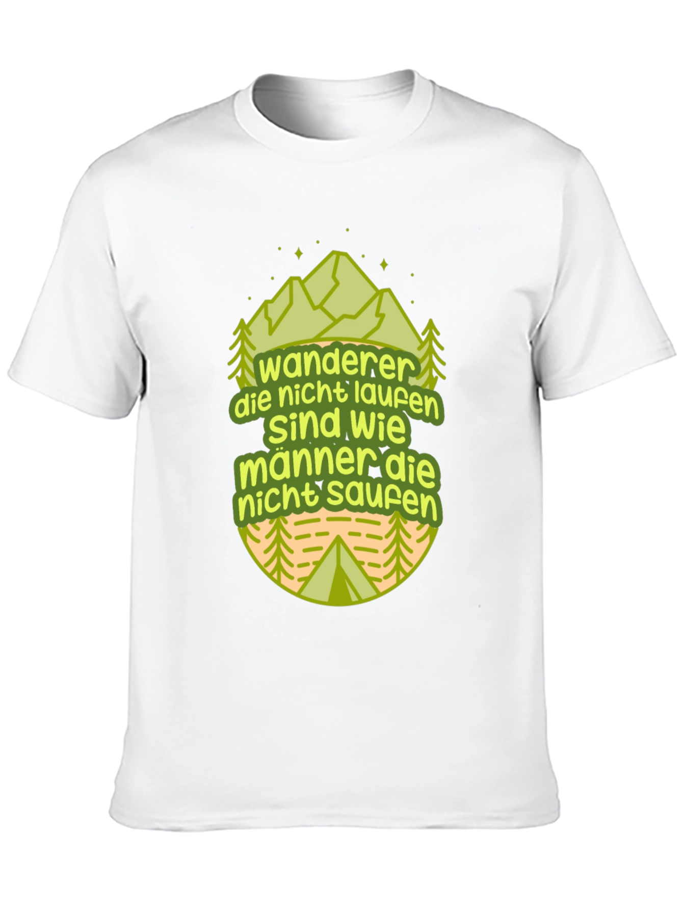 Hiking T-Shirt - Wanderer / Hiker Graphic Tee