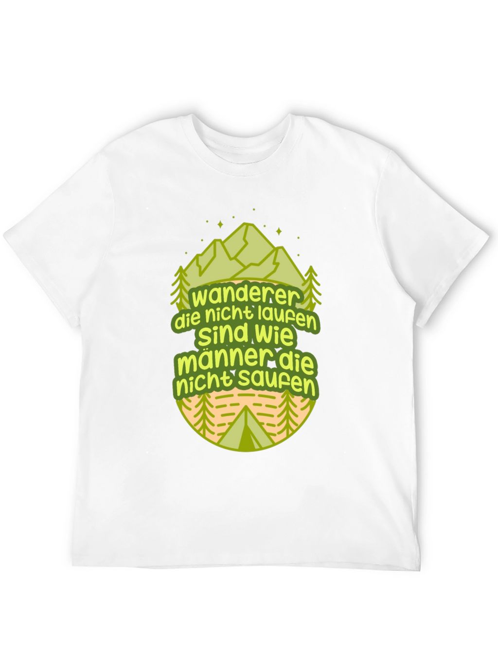 Hiking T-Shirt - Wanderer / Hiker Graphic Tee