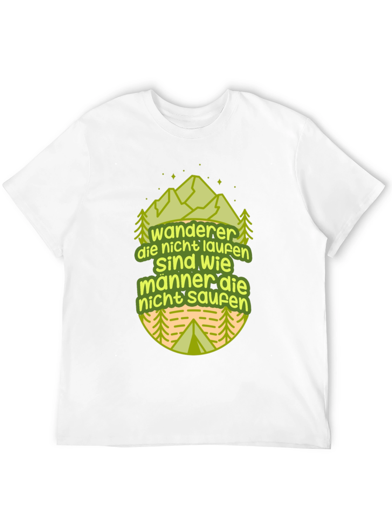 Hiking T-Shirt - Wanderer / Hiker Graphic Tee
