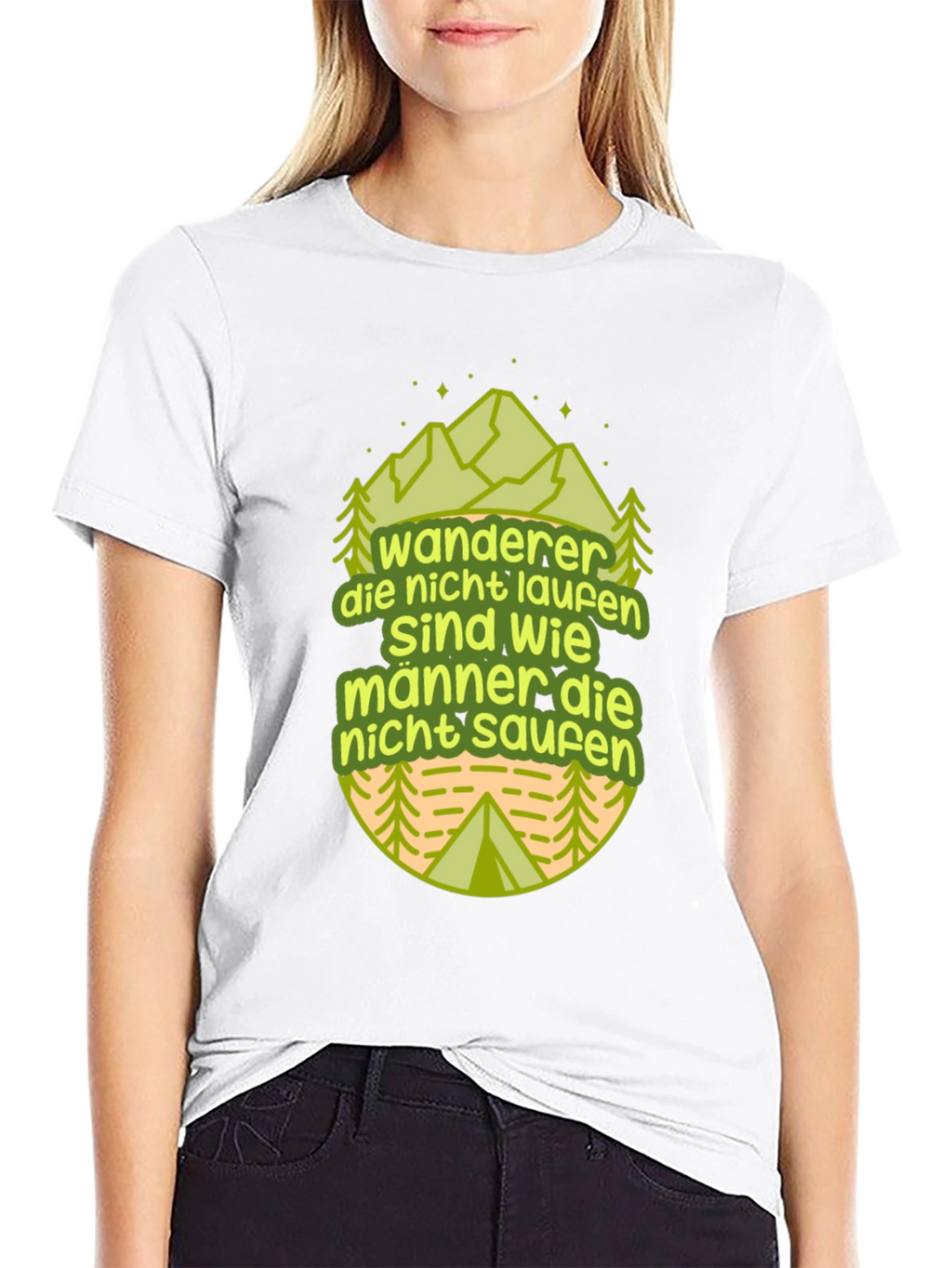 Hiking T-Shirt - Wanderer / Hiker Graphic Tee