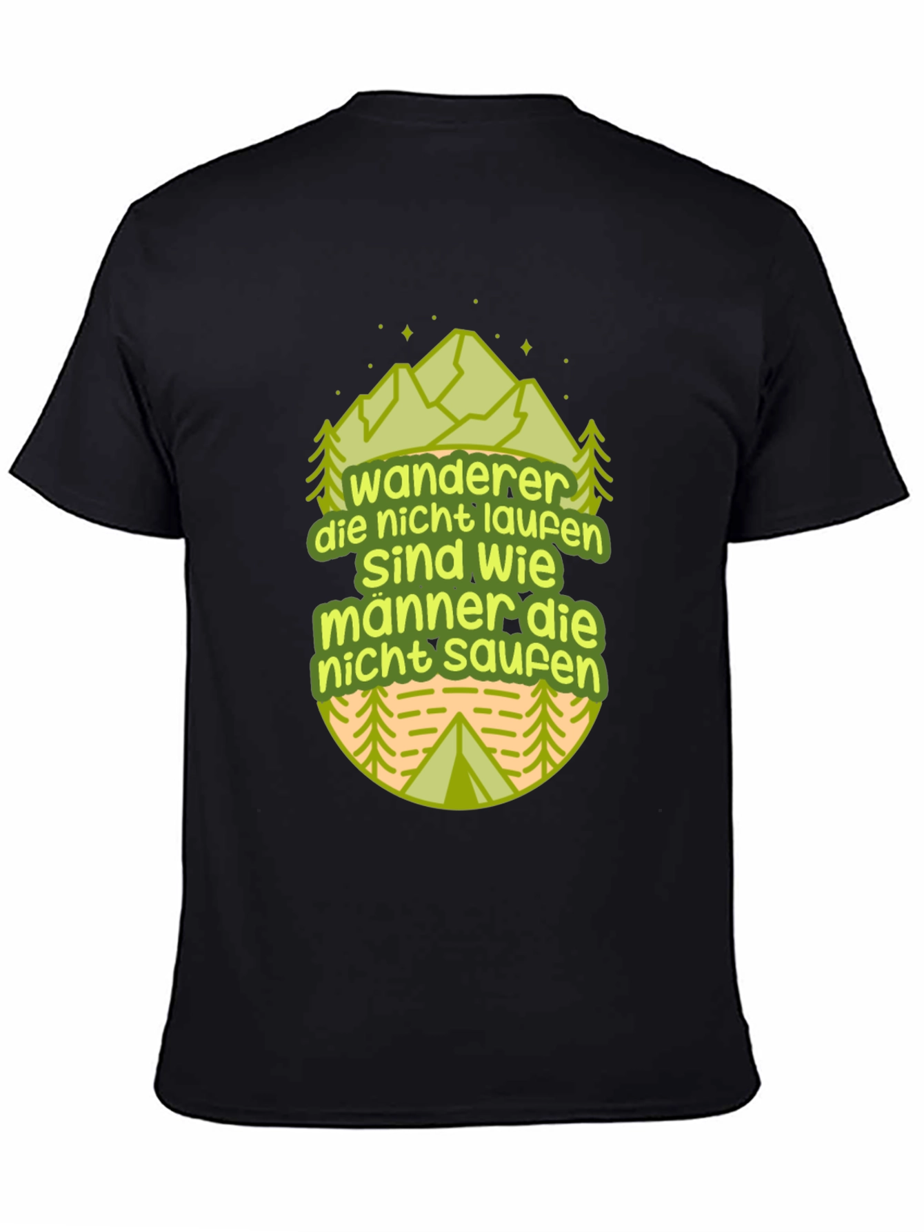 Hiking T-Shirt - Wanderer / Hiker Graphic Tee