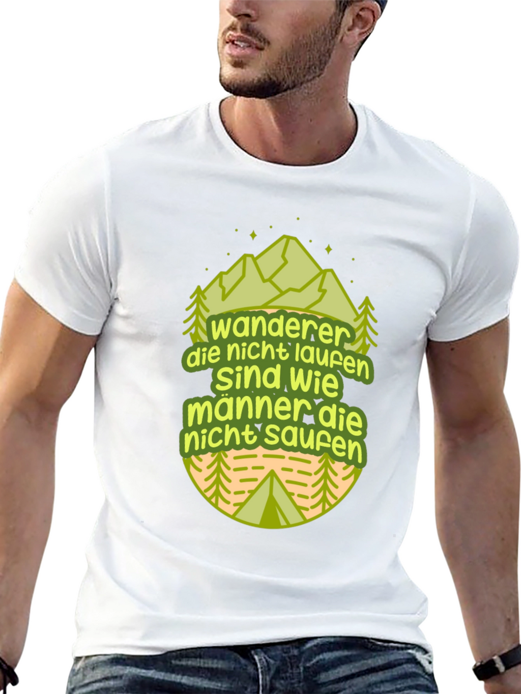 Hiking T-Shirt - Wanderer / Hiker Graphic Tee