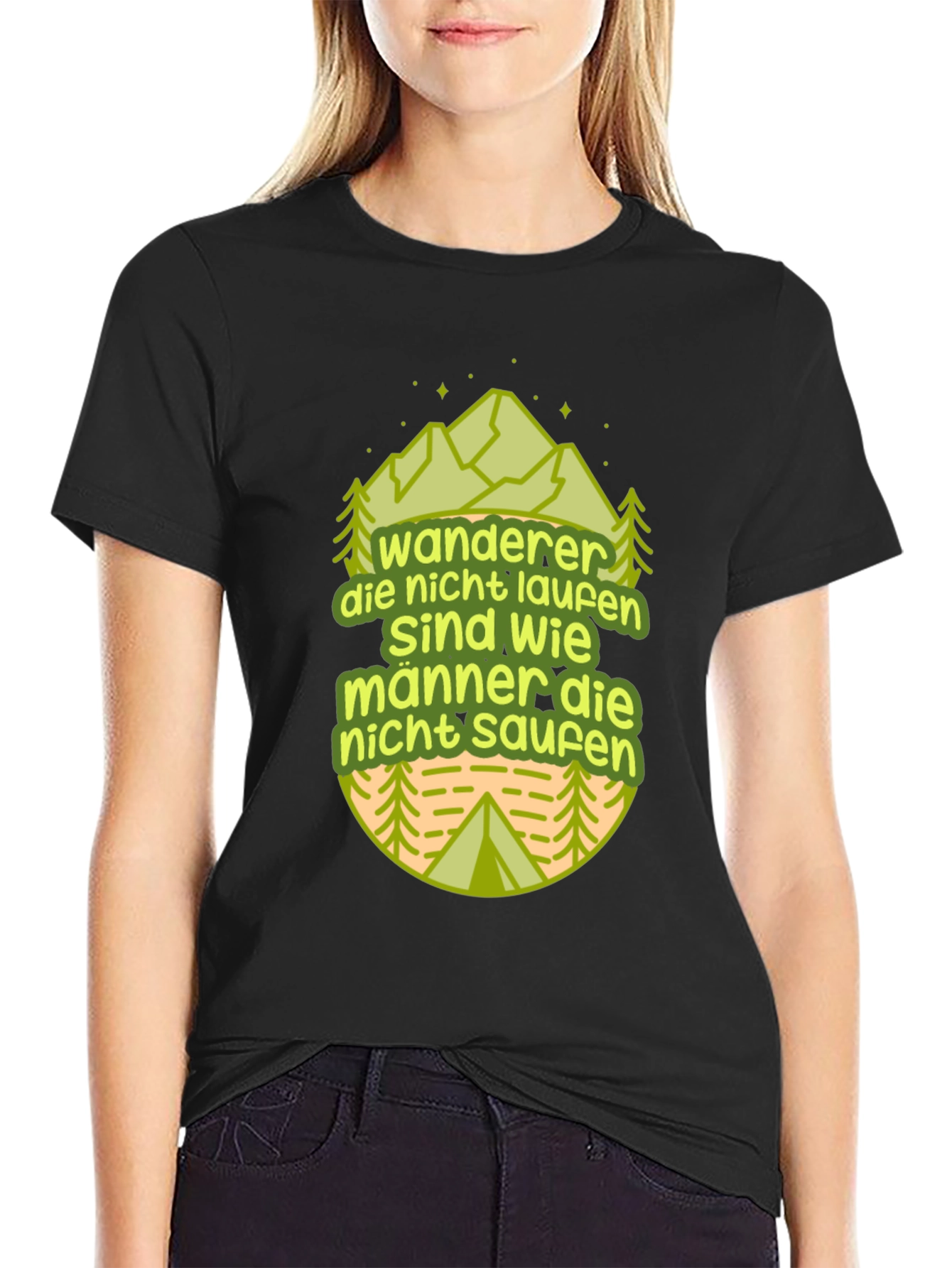 Hiking T-Shirt - Wanderer / Hiker Graphic Tee