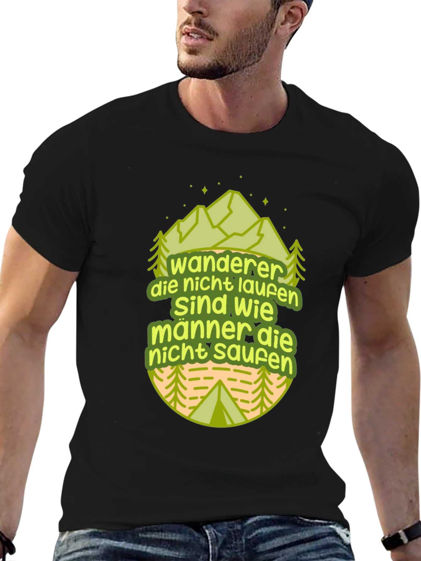 Hiking T-Shirt - Wanderer / Hiker Graphic Tee