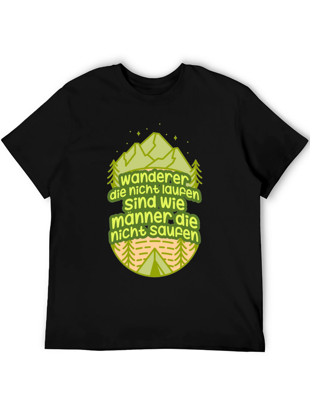 Hiking T-Shirt - Wanderer / Hiker Graphic Tee