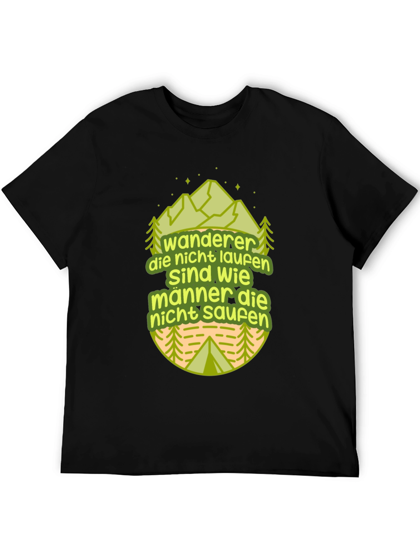 Hiking T-Shirt - Wanderer / Hiker Graphic Tee