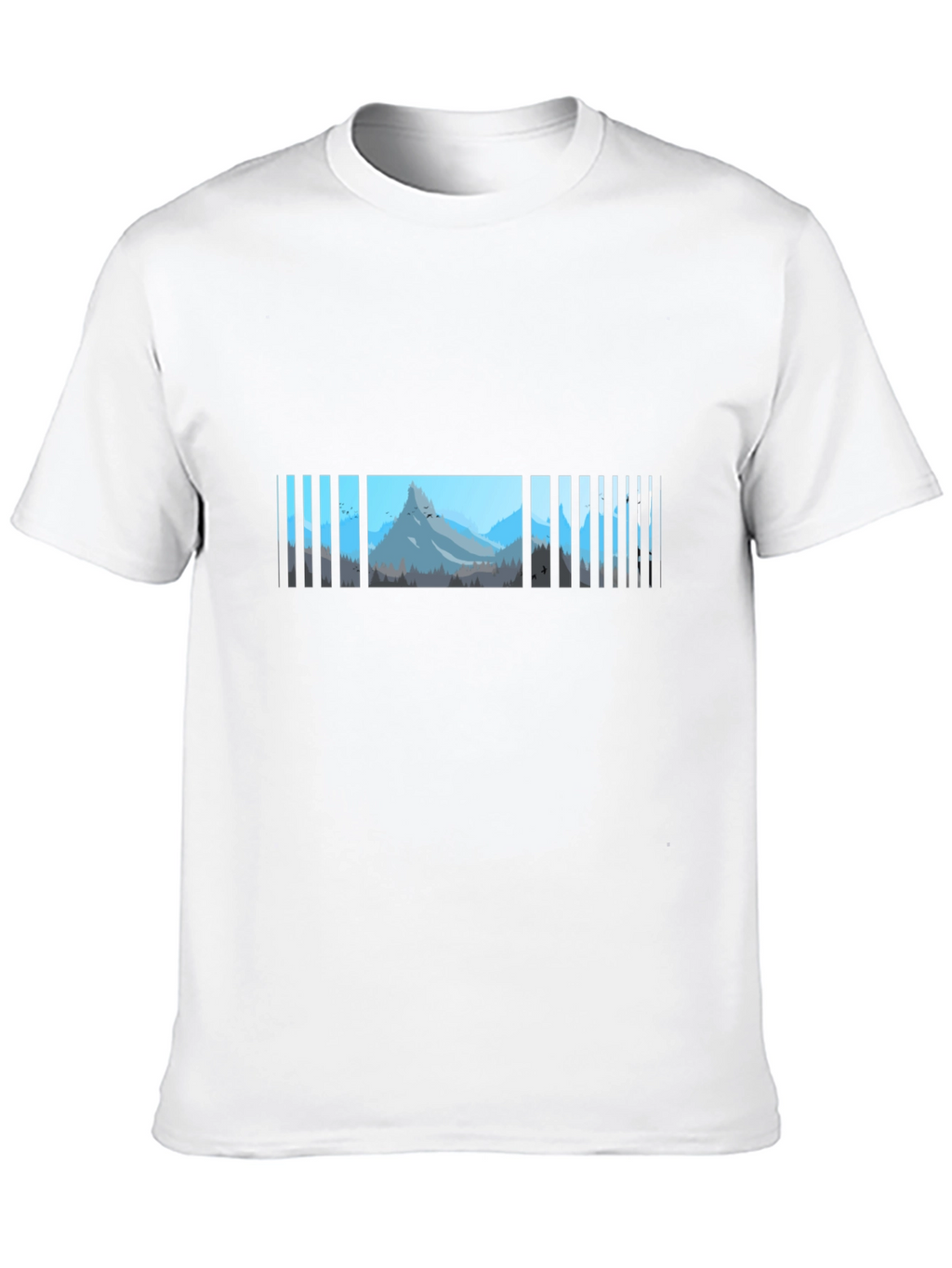 Mountain Barcode T-Shirt