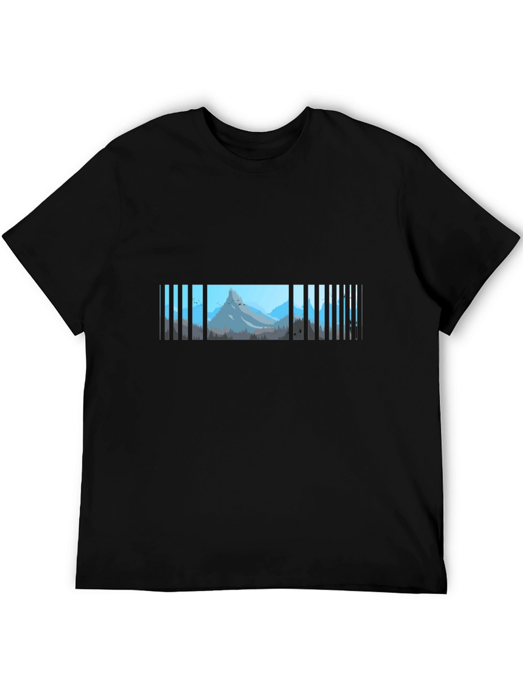 Mountain Barcode T-Shirt