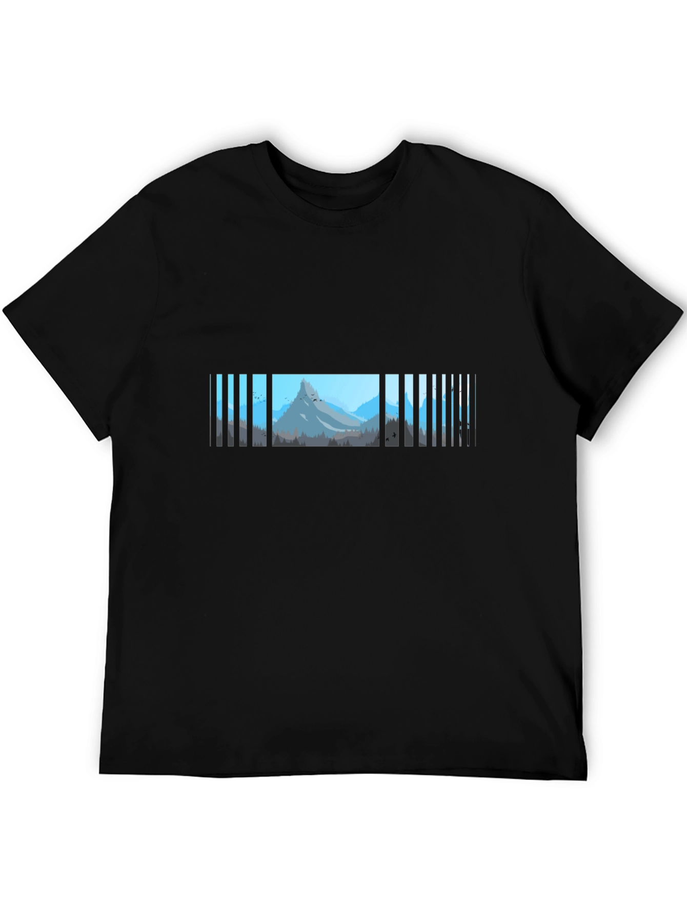 Mountain Barcode T-Shirt