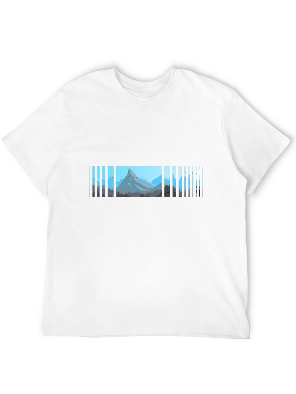 Mountain Barcode T-Shirt