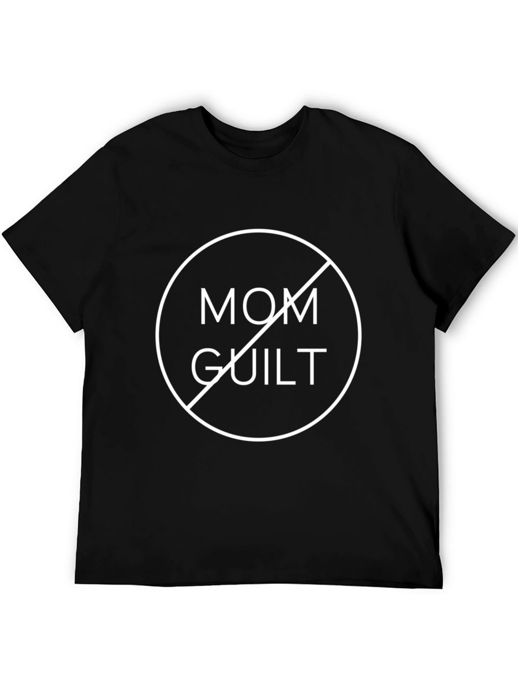 No Mom Guilt Graphic Tee - Unisex Black T-Shirt