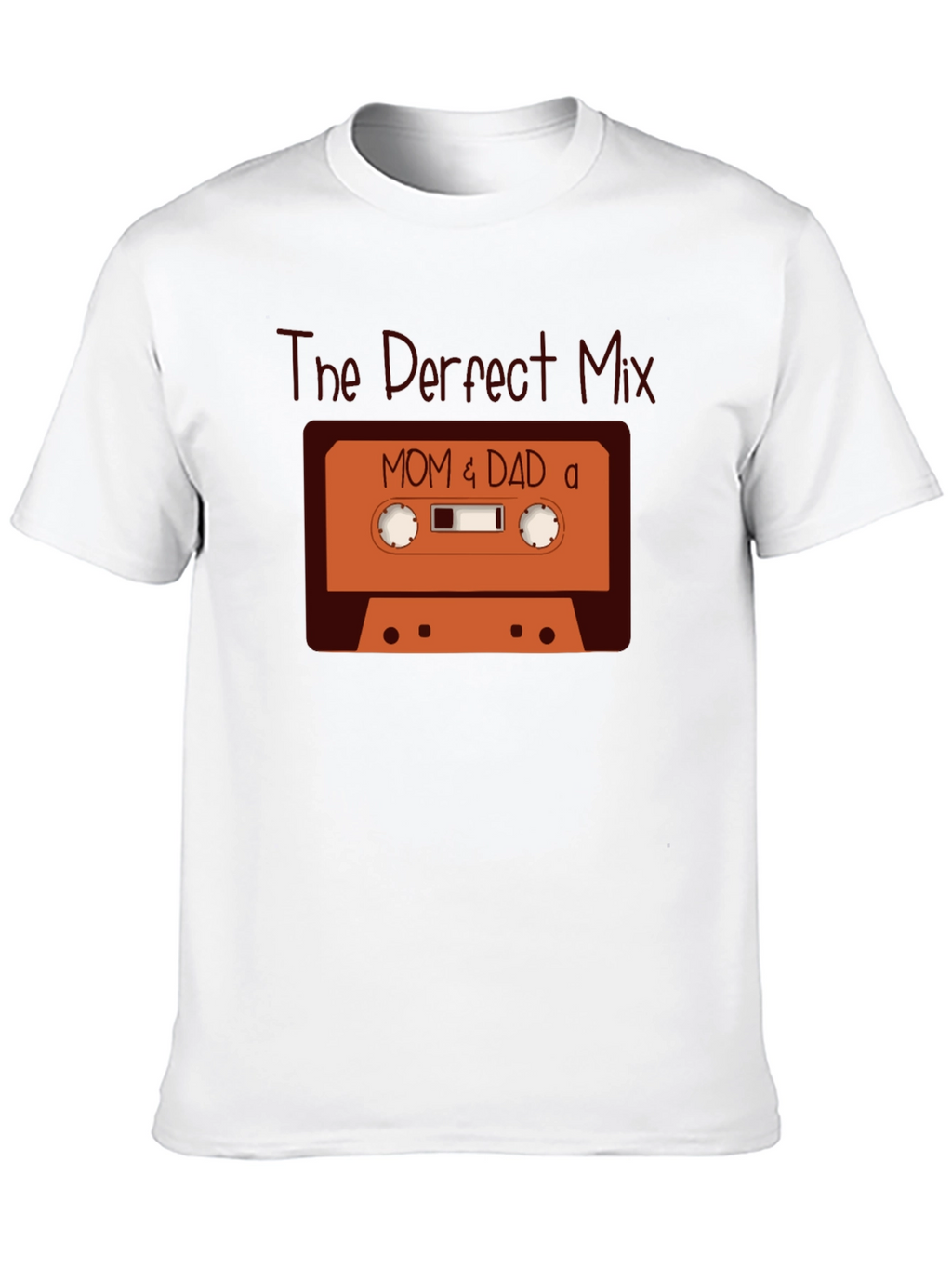 The Perfect Mix: Mom & Dad Cassette Tape T-Shirt