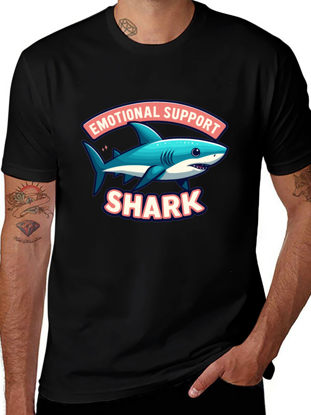 Emotional Support Shark T-Shirt