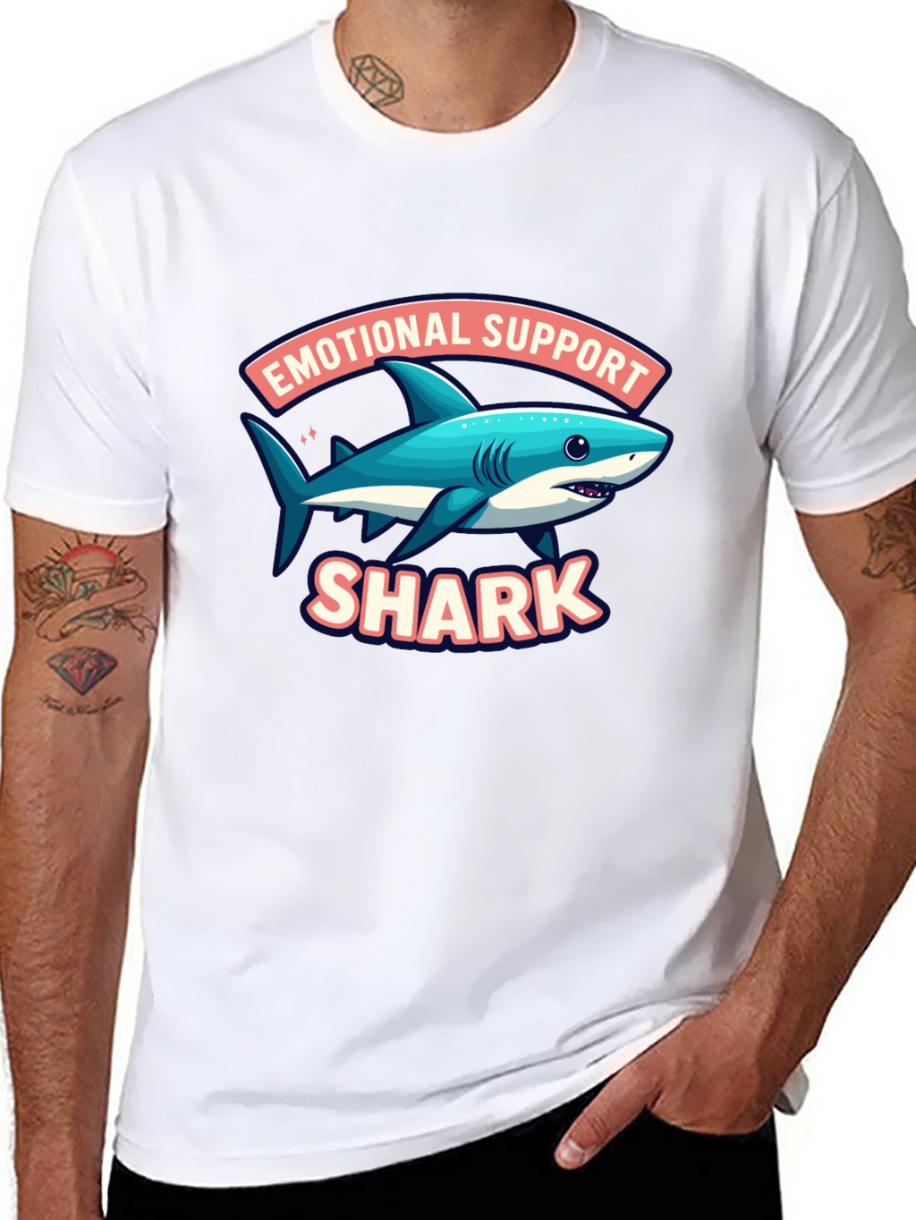 Emotional Support Shark T-Shirt