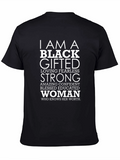 Empowered Black Gifted Woman Graphic T-Shirt
