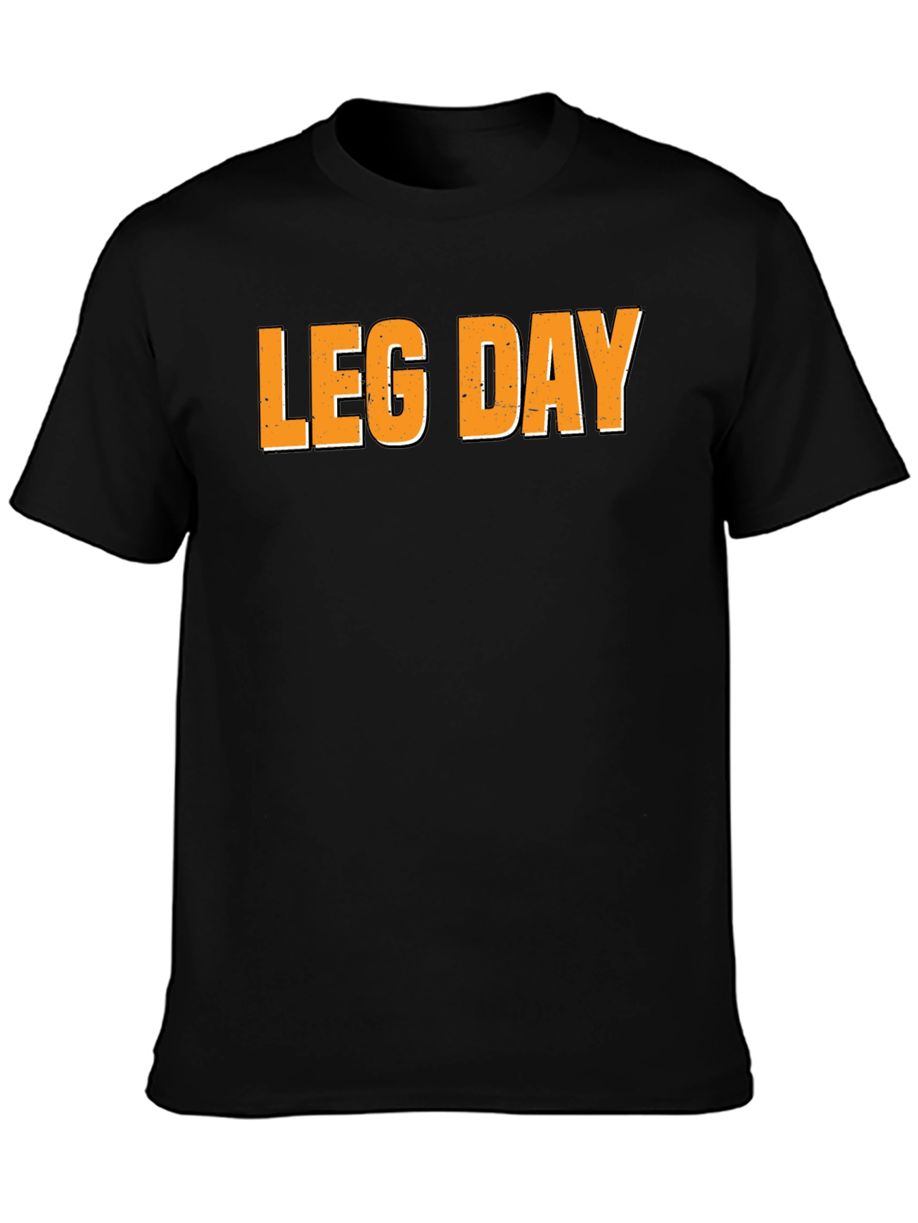 Leg Day Black T-Shirt
