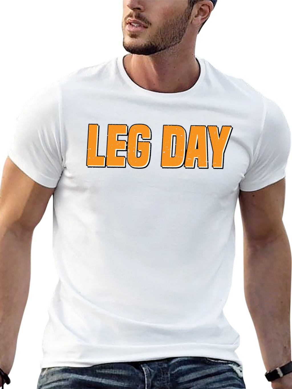 Leg Day Black T-Shirt