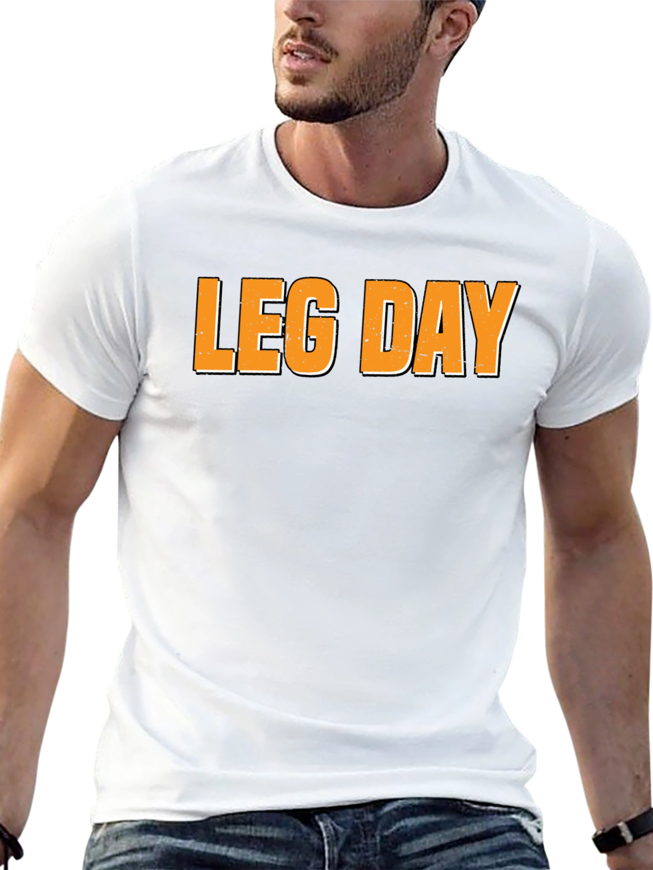 Leg Day Black T-Shirt