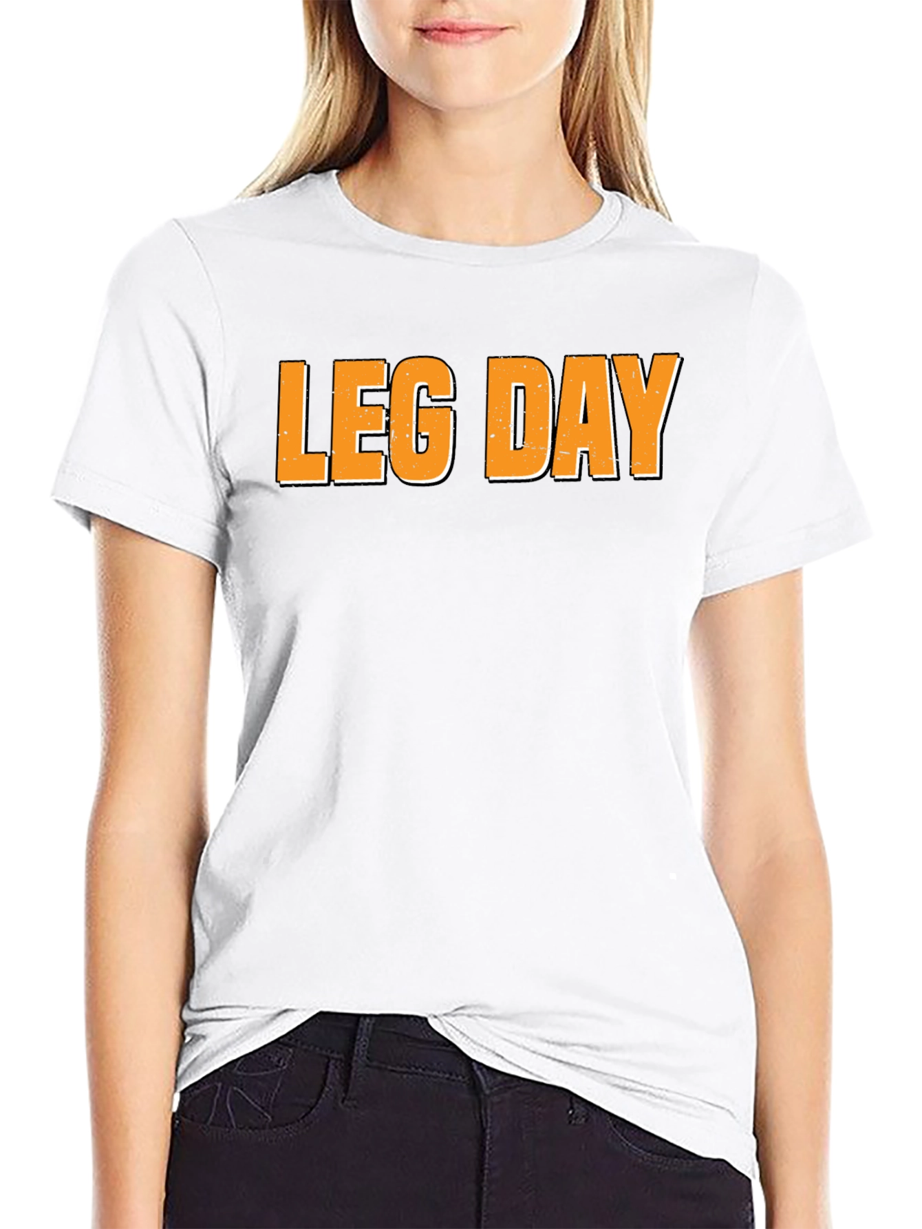 Leg Day Black T-Shirt