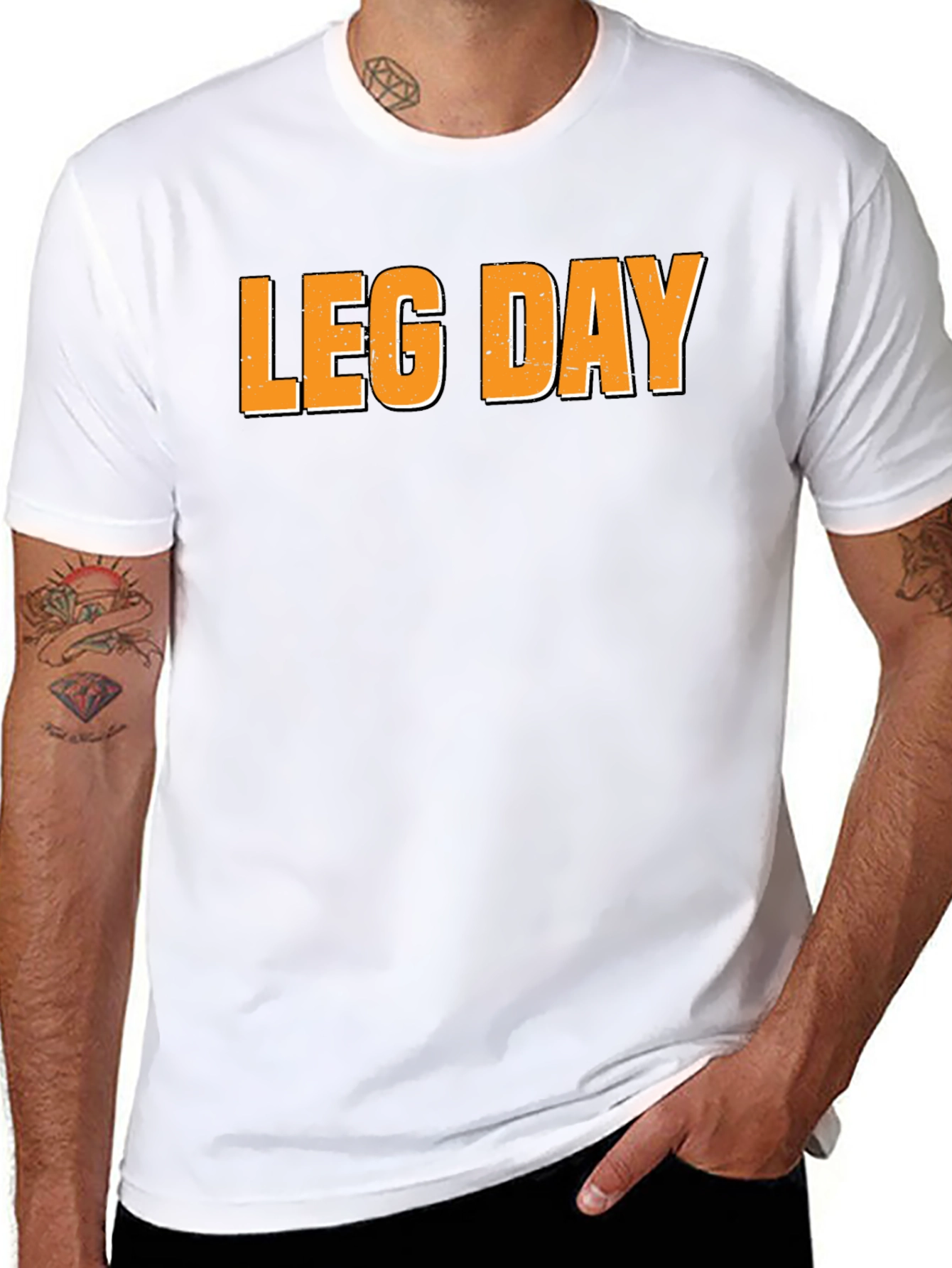 Leg Day Black T-Shirt
