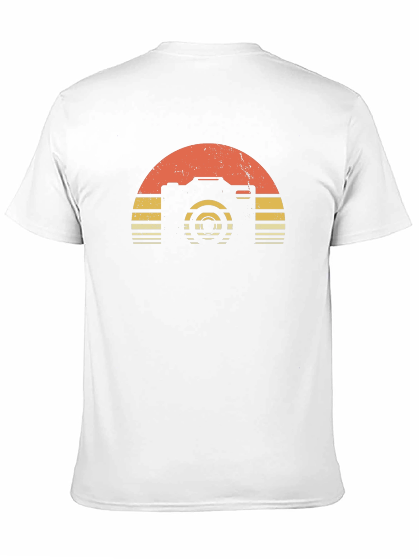 Retro Camera Sunset Graphic T-Shirt