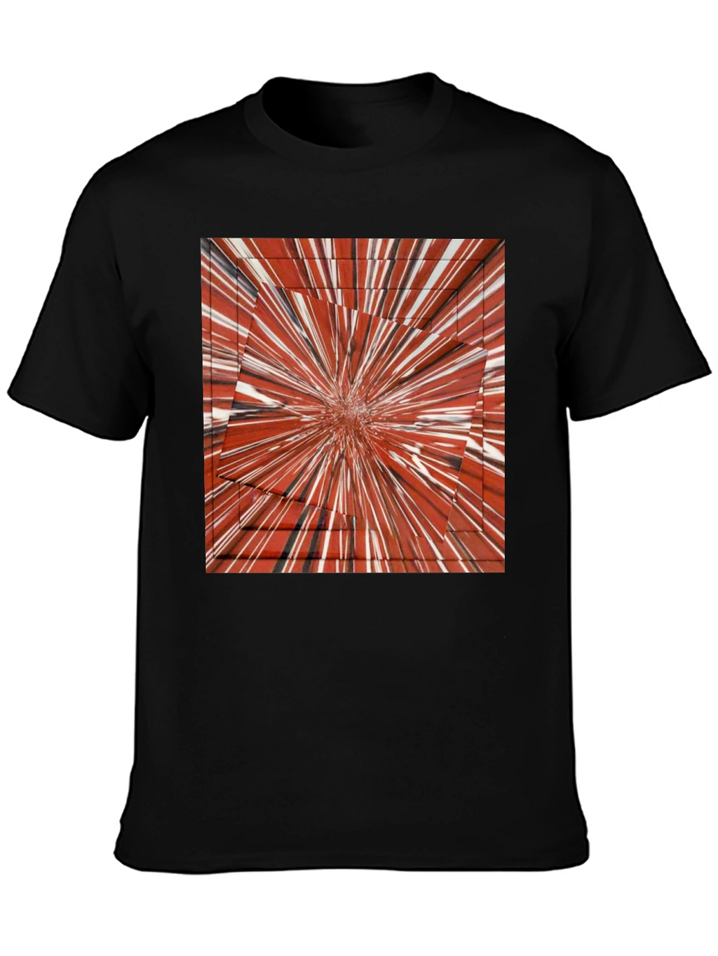 Abstract Burst Graphic Tee - Bold Style