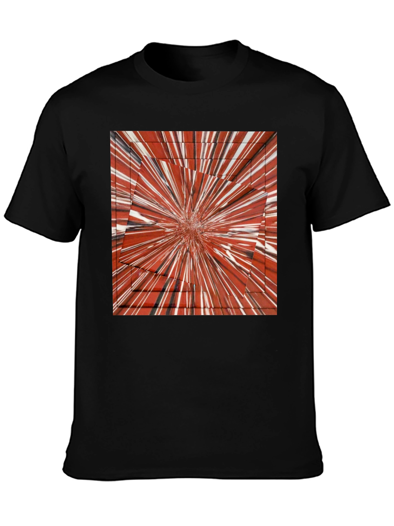 Abstract Burst Graphic Tee - Bold Style