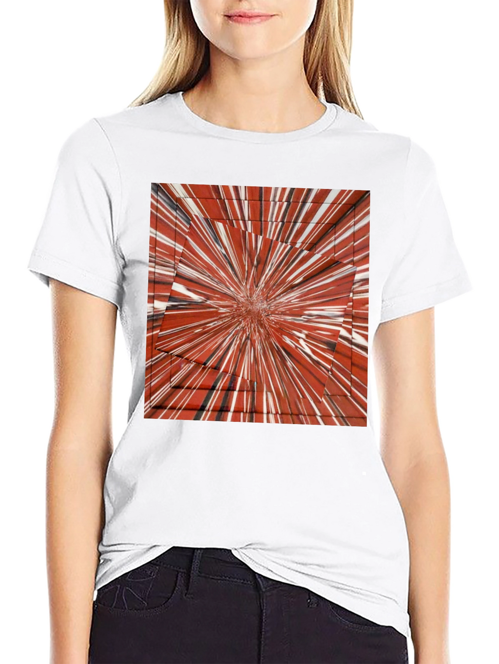 Abstract Burst Graphic Tee - Bold Style