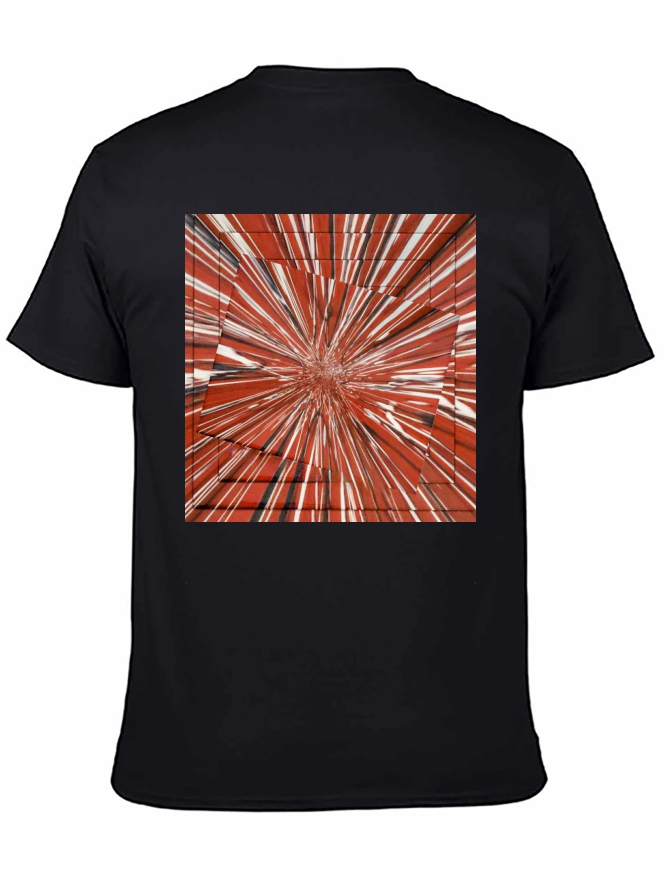 Abstract Burst Graphic Tee - Bold Style