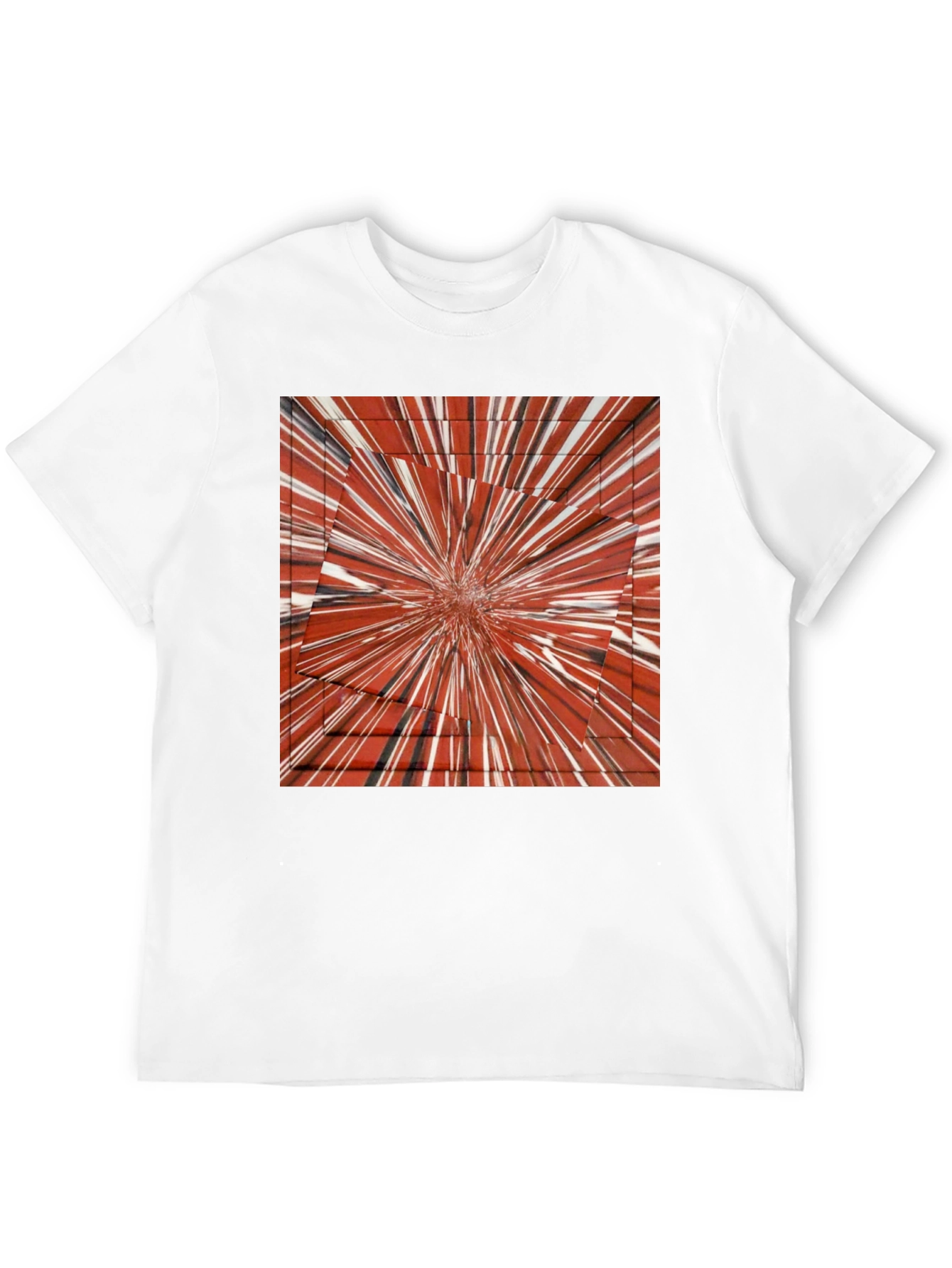 Abstract Burst Graphic Tee - Bold Style