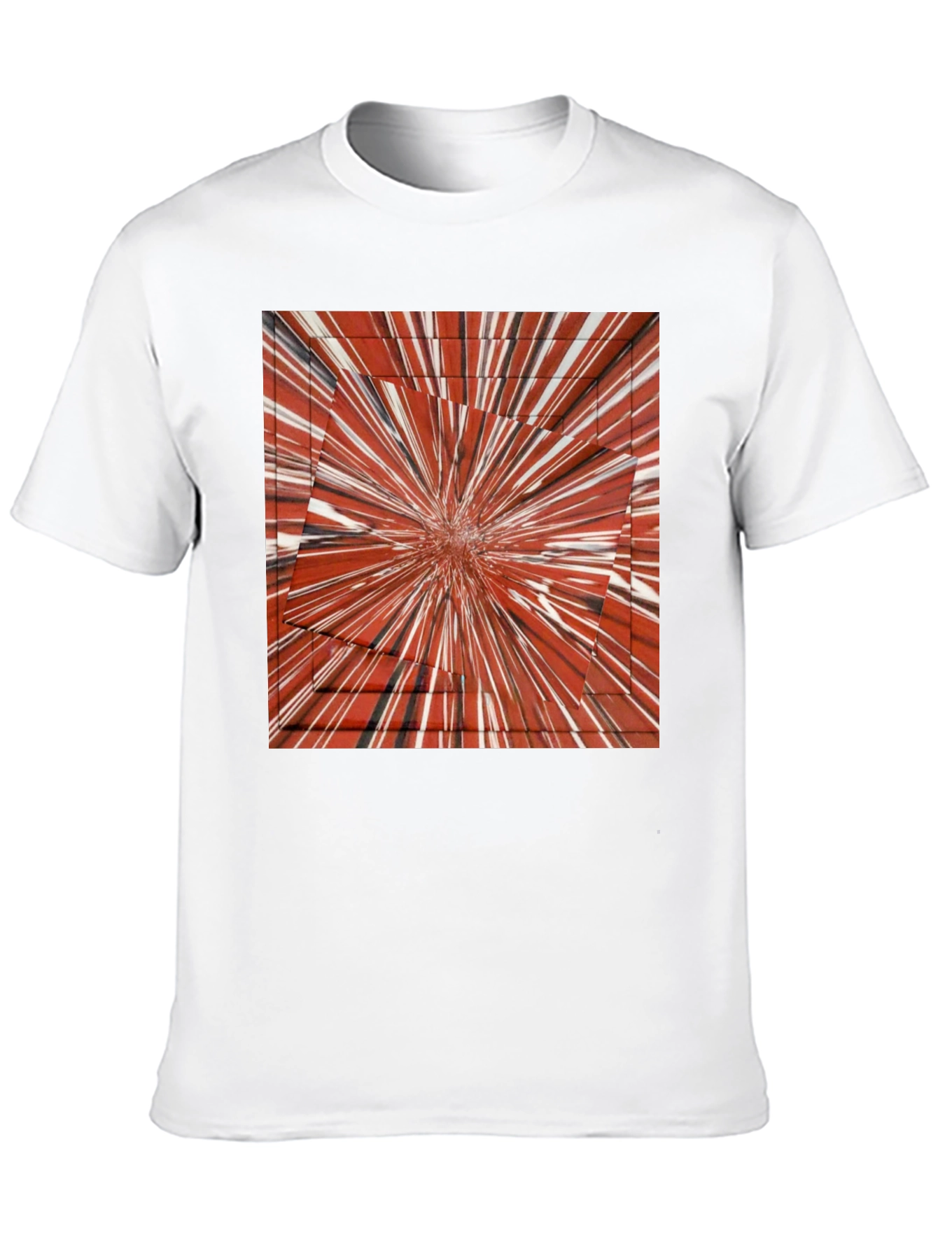 Abstract Burst Graphic Tee - Bold Style