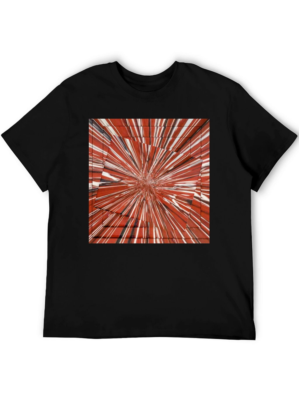 Abstract Burst Graphic Tee - Bold Style