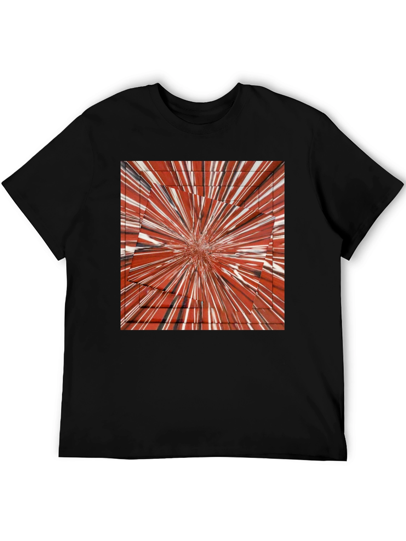 Abstract Burst Graphic Tee - Bold Style