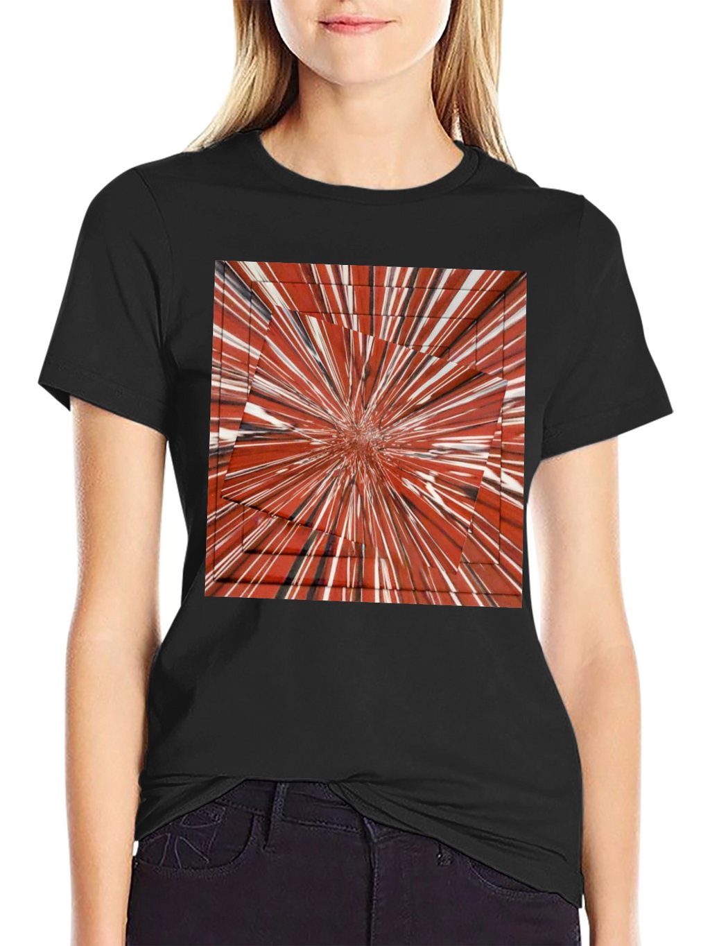 Abstract Burst Graphic Tee - Bold Style