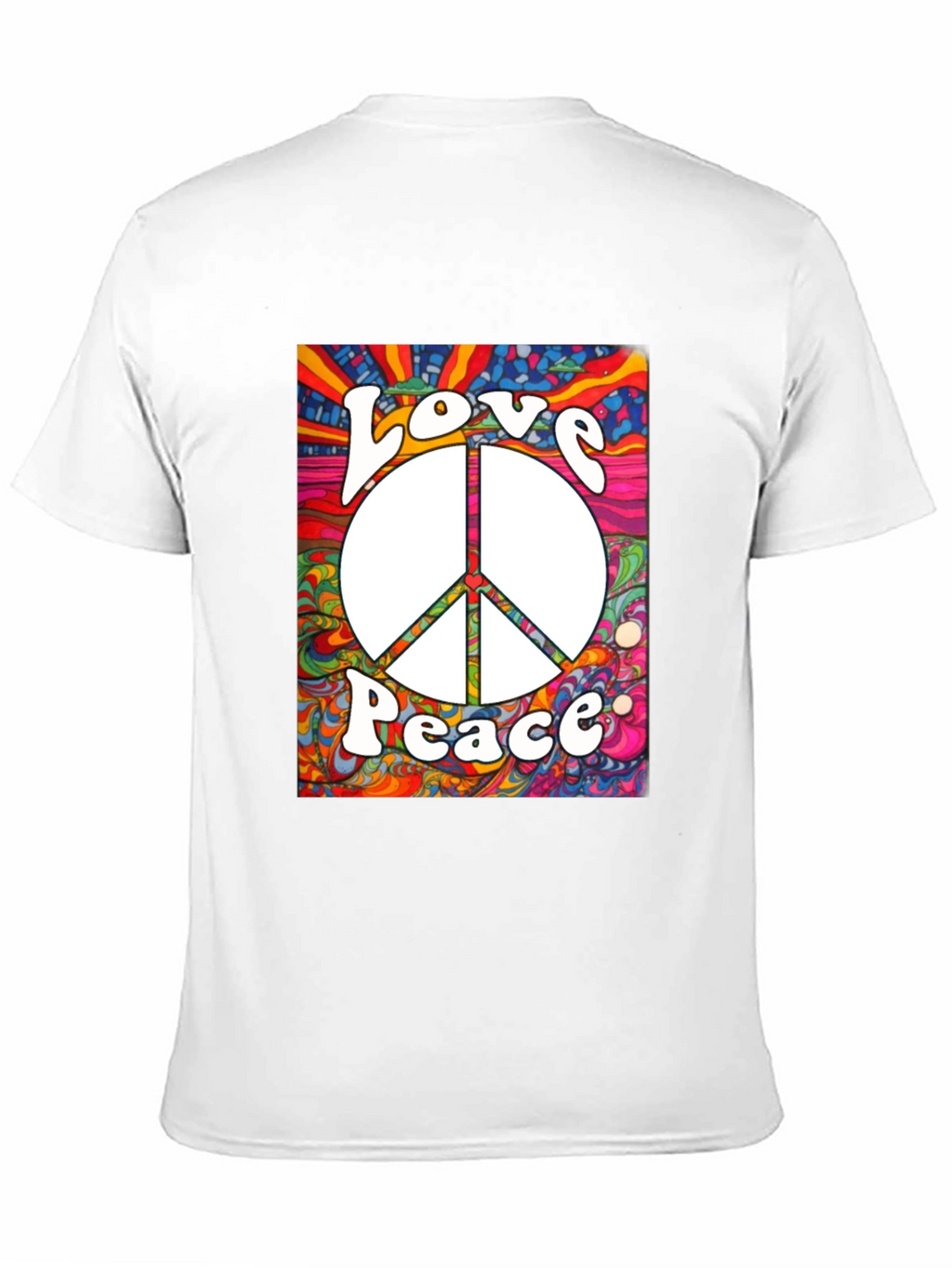 Love & Peace Graphic Tee - Retro Style