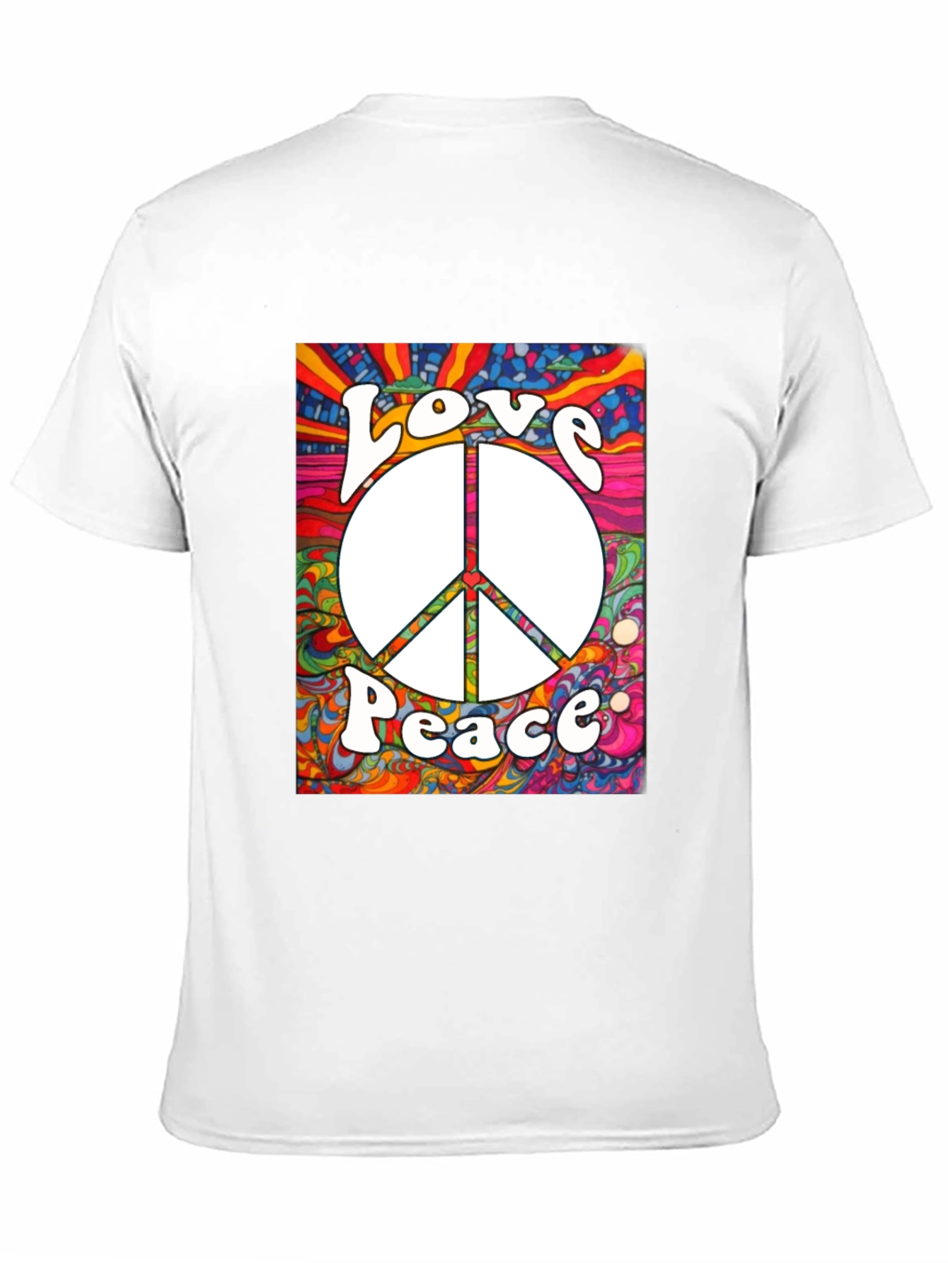 Love & Peace Graphic Tee - Retro Style