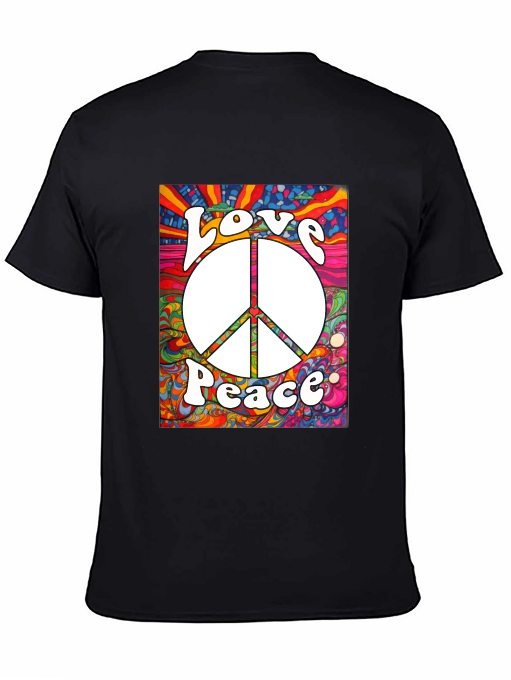 Love & Peace Graphic Tee - Retro Style