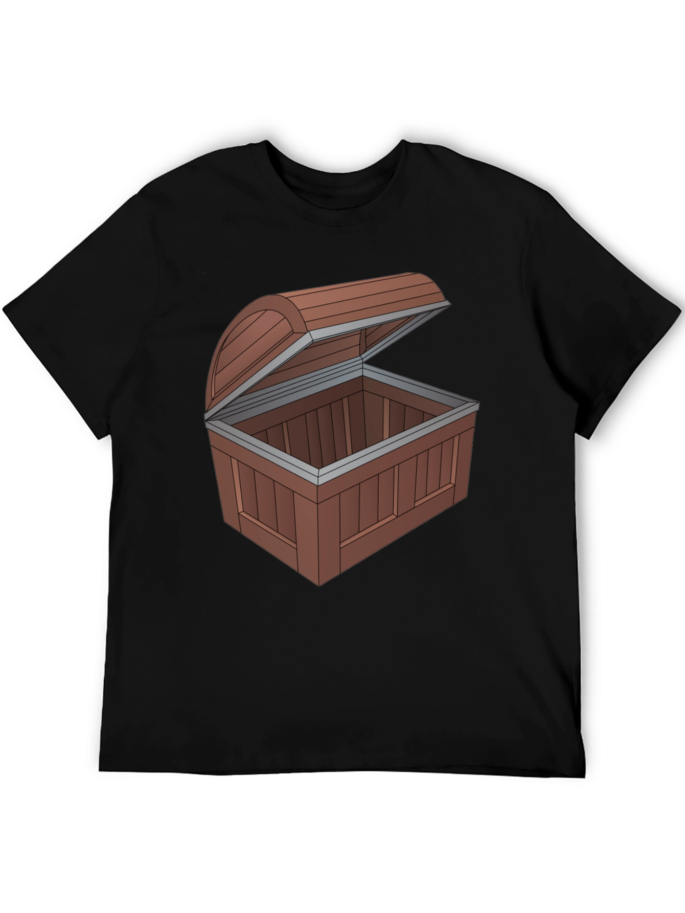 Open Treasure Chest Graphic Tee - Black
